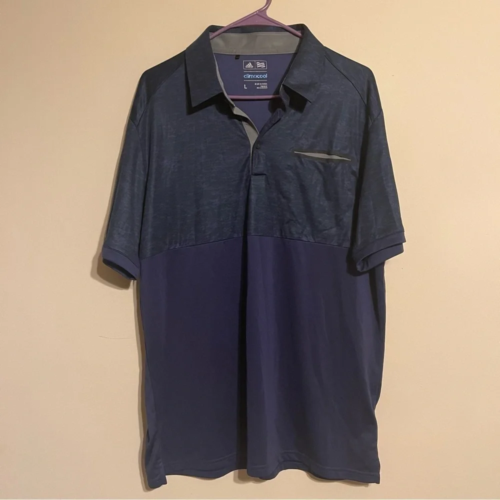 Adidas golf polo mens size L